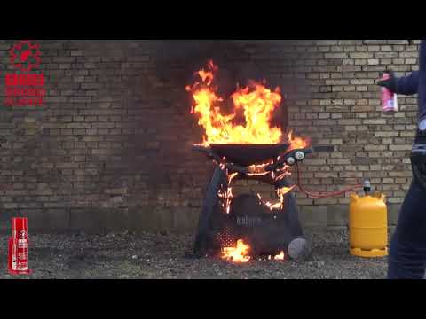 Video: Vil vand slukke brande i brandbare væsker?