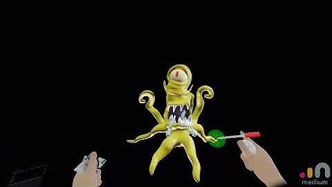 Kotos and krang VR sculpt in oculus medium by cabel Adams siriusvr oculus medium