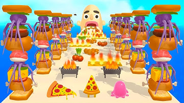 Sandwich Runner - All Levels Walkthrough Android/iOS New Update EP44