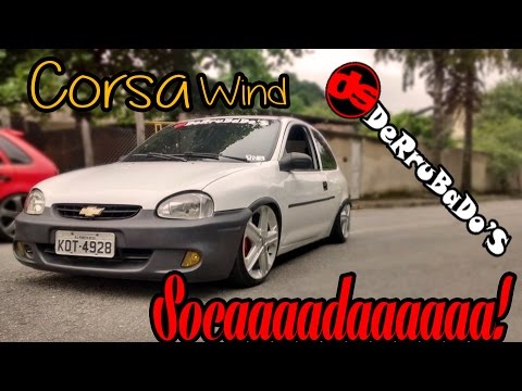 Corsa Wind 1996 rebaixado, aro 17 e modificações estéticas, AutoCustom