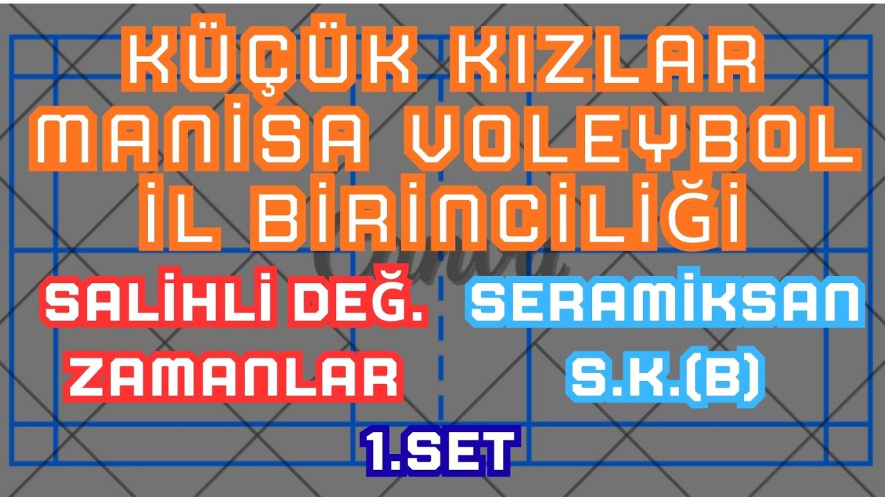 SALİHLİ DEĞERLİ ZAMANLAR - SERAMİKSAN(B)S.K. 1. SET #voleybolheryerde #voleybol #voleybolcu #tvf