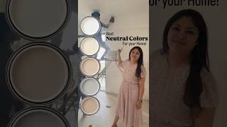 Best neutral paints for your home with matching wood &amp; metal choices!! #neutralshades #paint #home