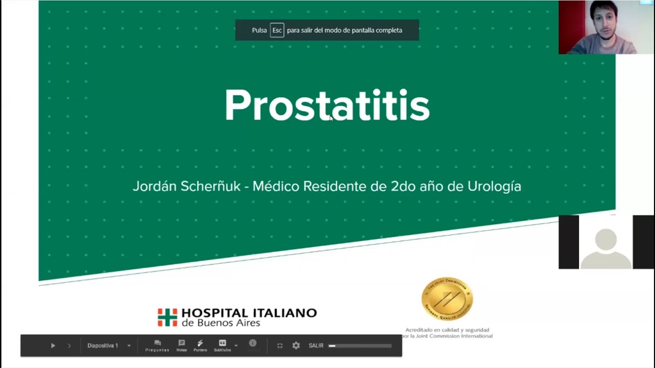 Prostatitis tratamiento antiinflamatorio