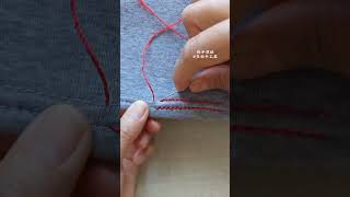 If your clothes come undone or the seams come ripped, use a double backstitch to repair them