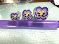 Pansy Clay Cane Tutorial