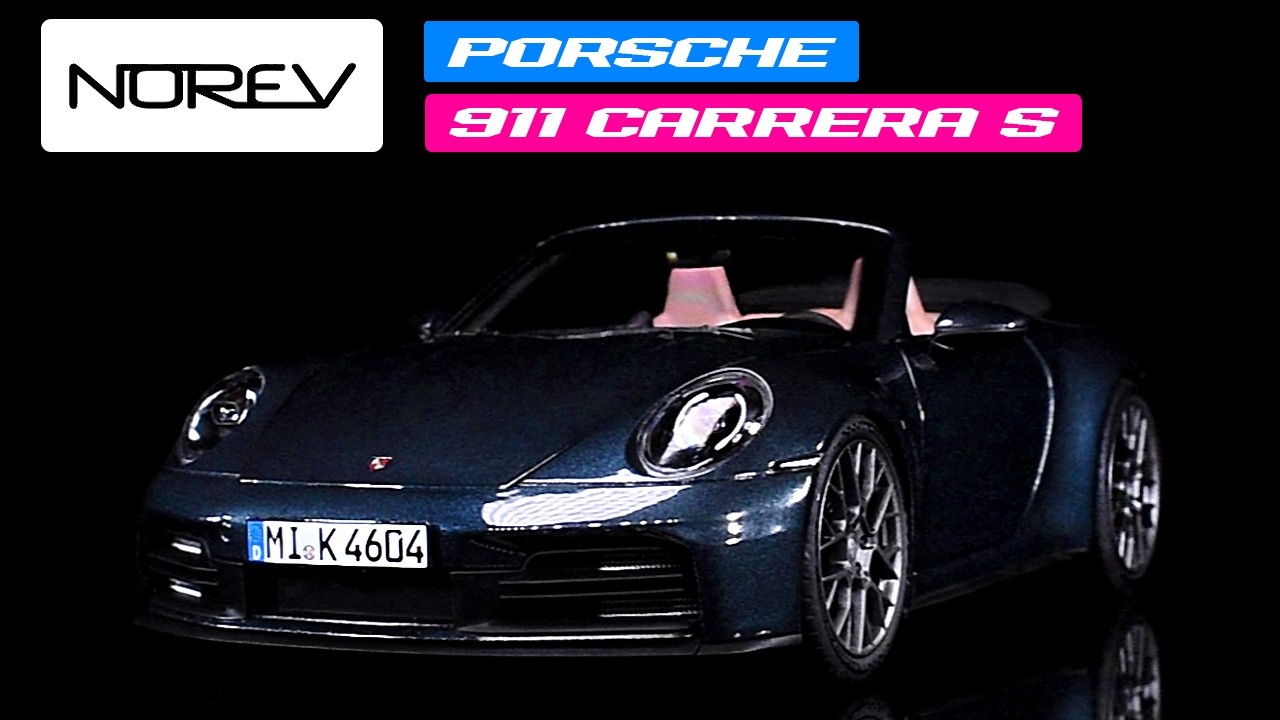2024 Porsche 911 Carrera S Cabriolet Yachting Blue Metallic 1/18