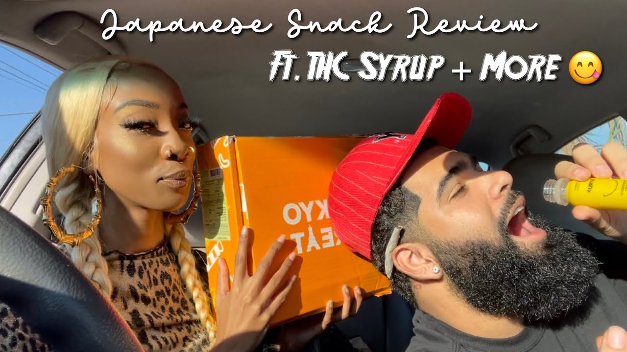 Trying Foreign Snacks While H1gh w/ Friendsss| TokyoTreat😋