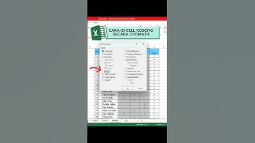 🎯Cara Auto Fill Cell Kosong di Excel dengan Mudah
