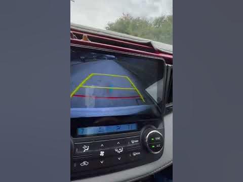 RAV4 backup camera while driving - YouTube