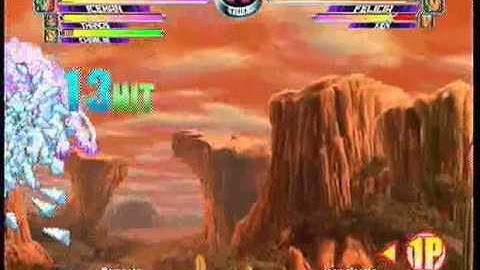MvC2: Iceman crossup j. lp to Icebeam deadbody