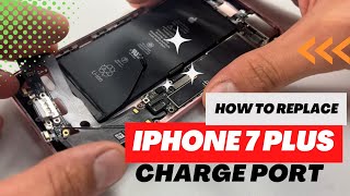 iphone 7 plus charge port replacement: How to replace the charge port screenshot 5