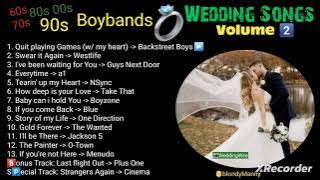 👱Blondy Manny presents MIX Boybands: Wedding Songs Vol 2