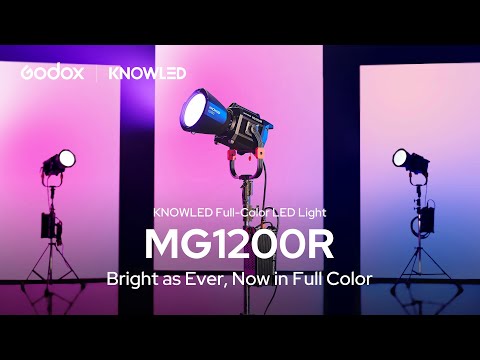 Introducing KNOWLED MG1200R Full-Color LED Light - Intensely Bright, Richly Saturated