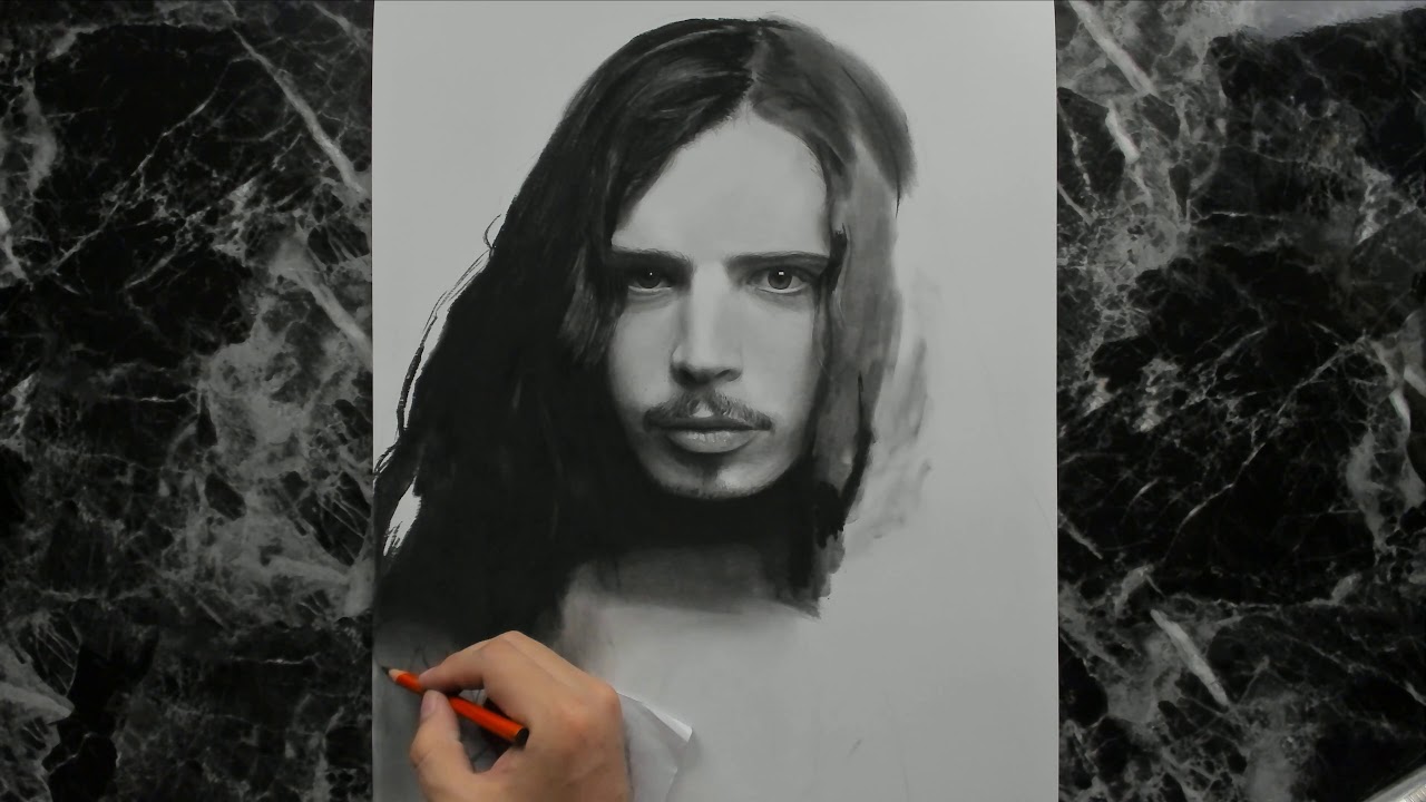 Drawing I made happy birthday Chris Cornell the legend  rSoundgarden