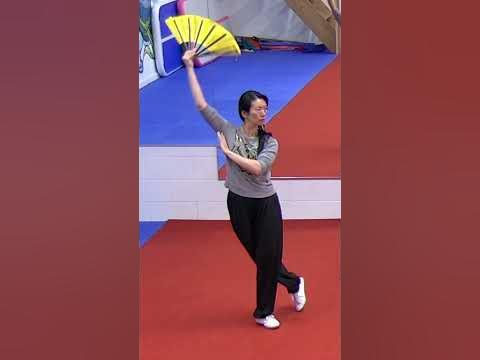 Tai Chi Fan Form with 1 lb Metal Fan 🪭 - YouTube