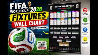 FIFA World Cup 2026 Matches Schedule | Wall Chart