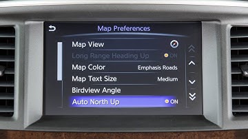 2017 Infiniti QX60 - Navigation Settings (if so equipped)