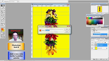 Photoshop Unit B   07  Add a new color to the Swatches Palette