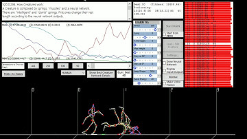 Watch as it learns to walk {genetic algorithm}