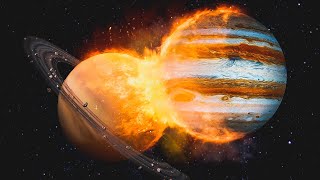 What happens if Jupiter and Saturn collided with each other