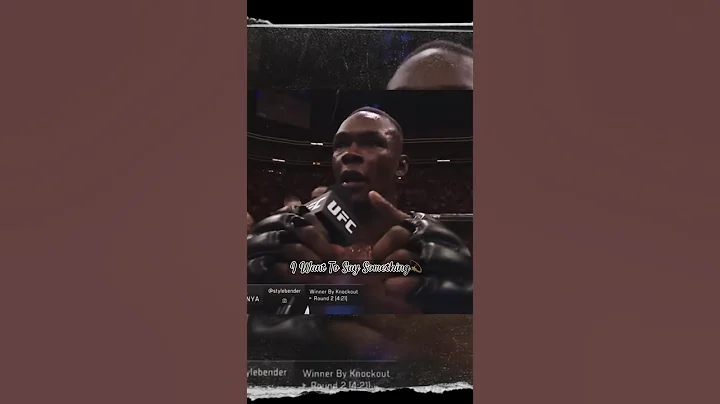 #israeladesanya Speaks The Truth. Listen… #motivation  #quotes #shorts