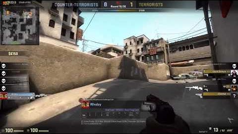 CS:GO 1v3 Clutch Dust 2 MG1