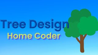Tree design by turtle python | Home Coder