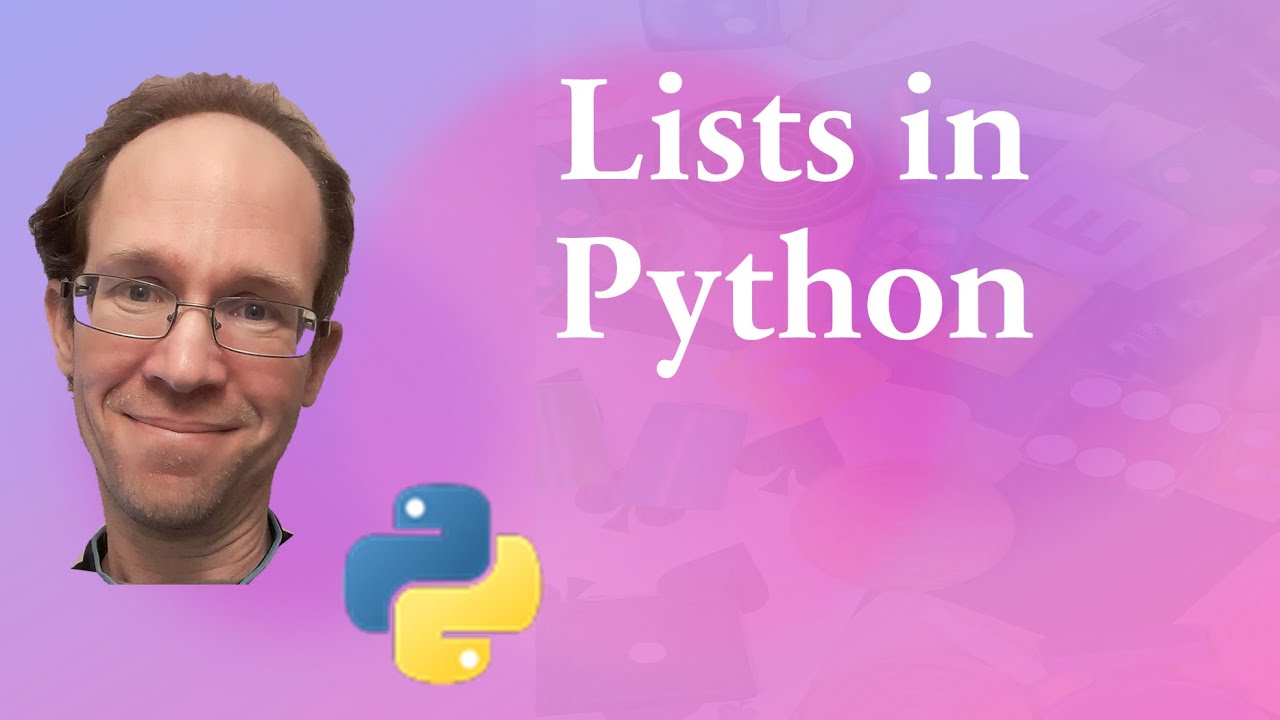 Lists in Python - YouTube