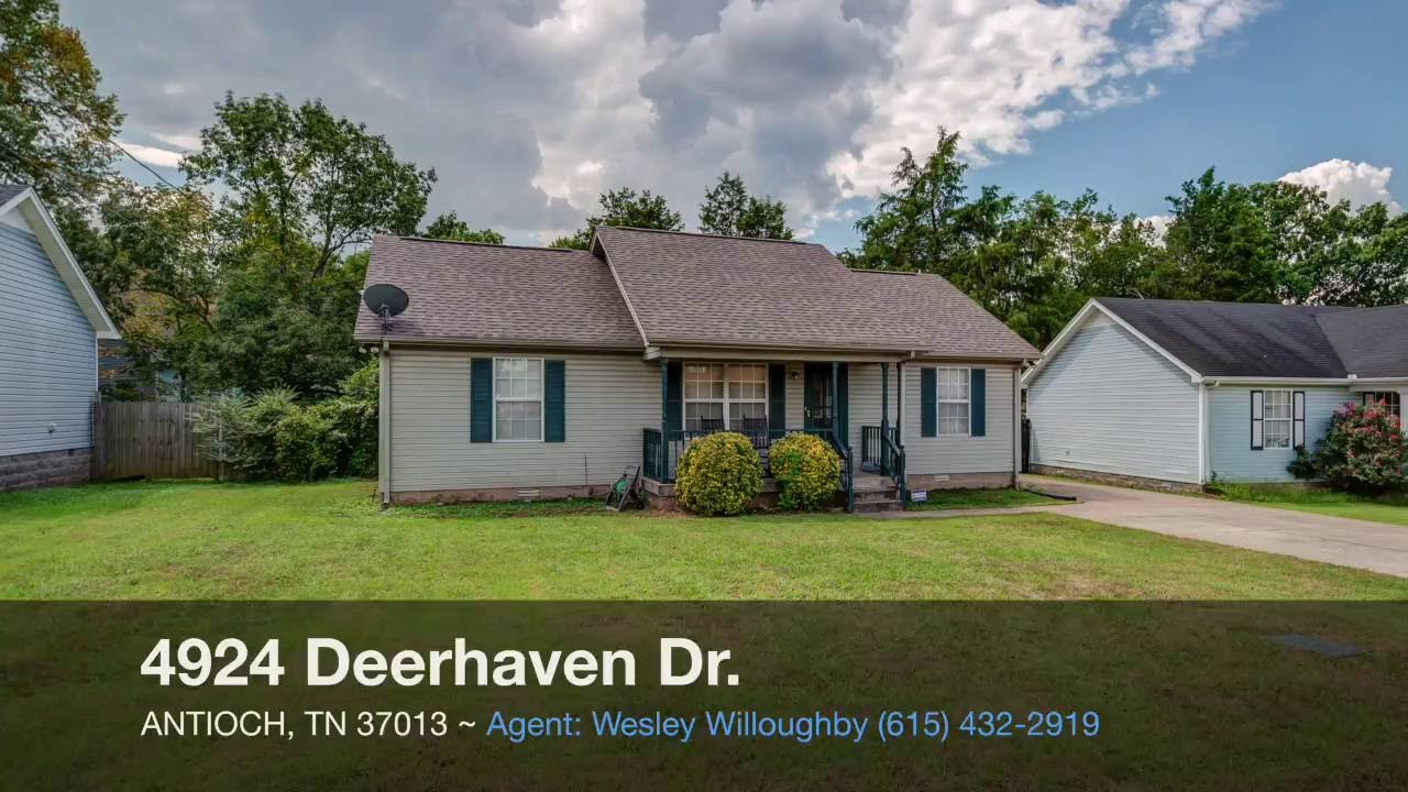 4924 Deerhaven Dr Antioch, TN 37013 House for Sale YouTube