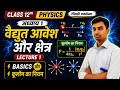 Class 12th Physics Chapter 1 | वैद्युत आवेश तथा क्षेत्र | कूलॉम का नियम | Lec - 1 Hindi Medium