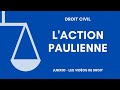 L'action paulienne (définition, exemple et conditions) - Cours de droit des obligations