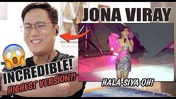 JONA sings "Kailangan Kita" (2023 HIGHEST VERSION OF ALL TIME) NIYANIG ANG ARANETA! | REACTION