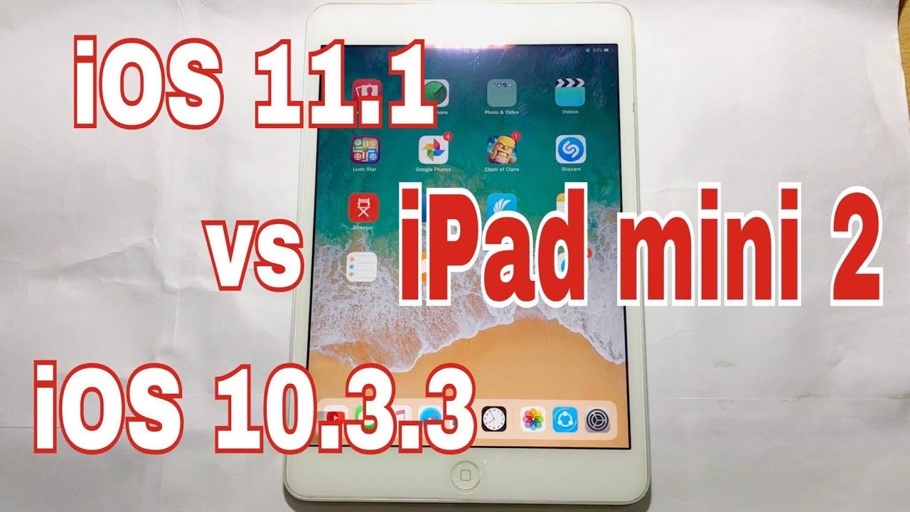 Ios 11 1 Vs Ios 10 3 3 Speed Test On Ipad Mini 2 Geekbench Test Should You Update Youtube