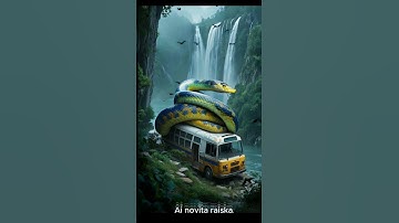 GIANT PYTHON|ABANDONED BUS |TRAVEL DISCOVERED #short #trending #ai #feedshort #phytonraksasa