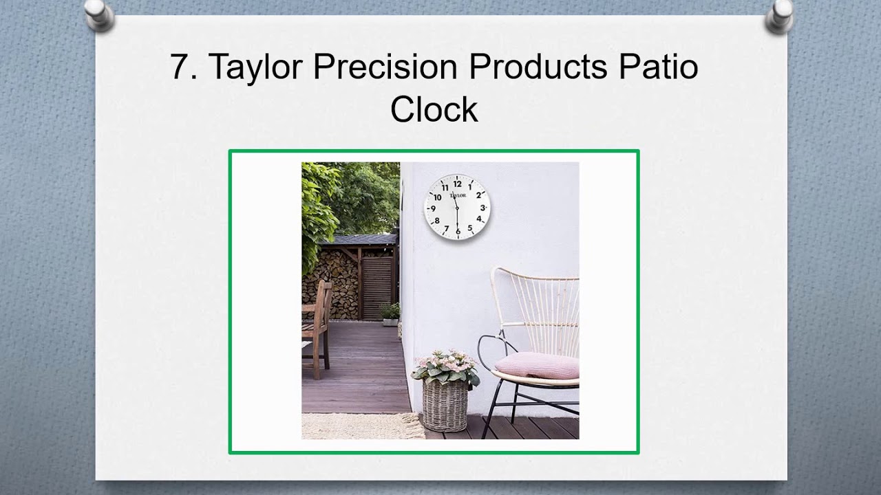 ⭐ Top 10 Best Outdoor Clocks For Modern Decorations Reviews & Guide