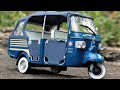 Unboxing Of Mini Piaggio Ape Classic 1:32 Italeri Diecast Model Auto Rickshaw