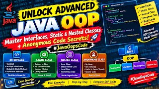 Java OOP Deep Dive: Interfaces, Nested Classes & More!