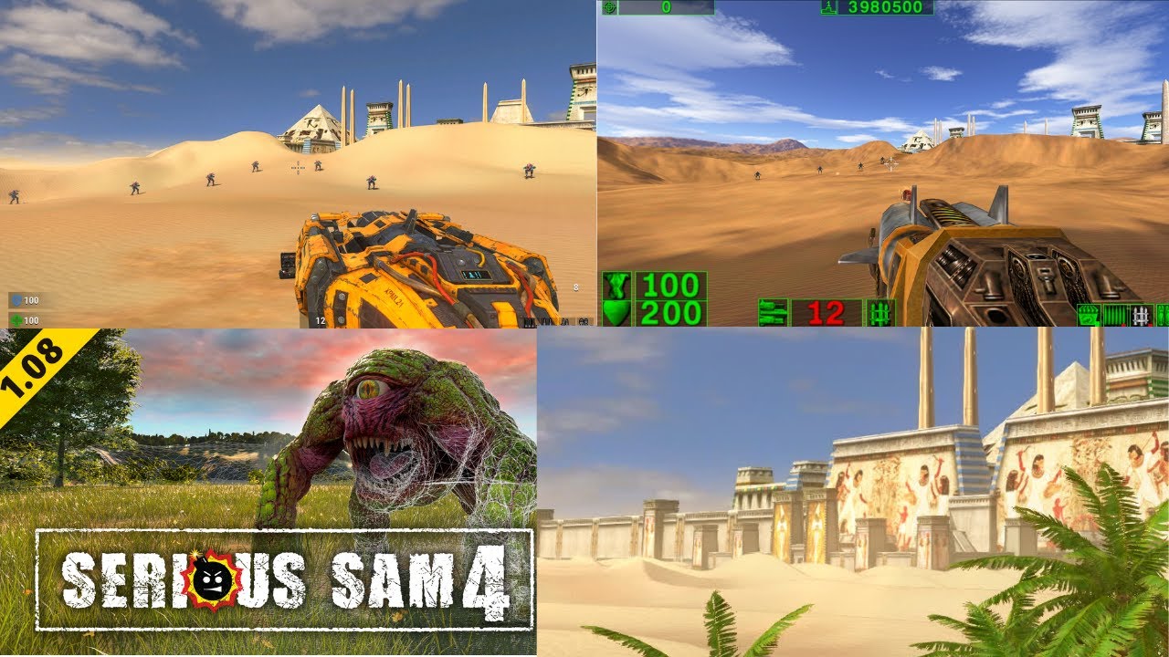 Serious Sam 4 обновление 1.08 мастерская прохождение карты Дюны