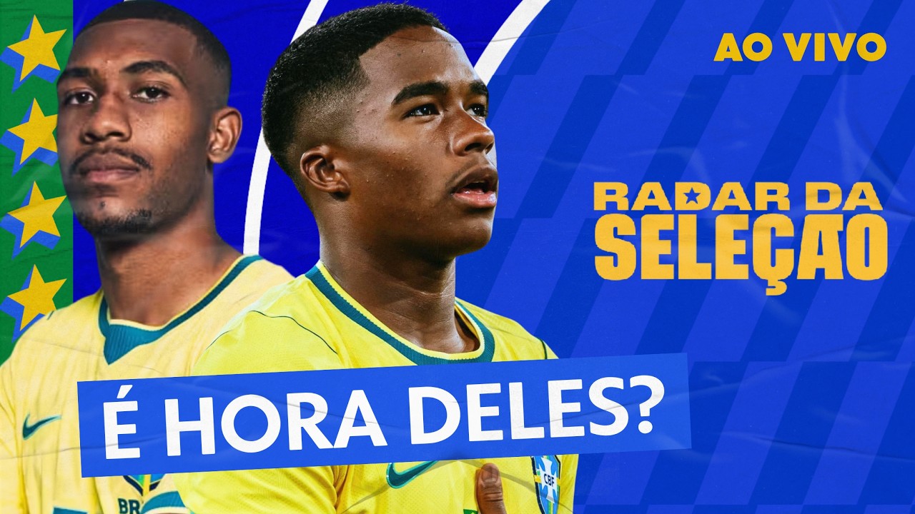 AO VIVO! ENDRICK E RAYAN PEDEM PASSAGEM! PREPARAÇÃO PARA BRASIL X HAITI | Radar da Seleção | ge tv