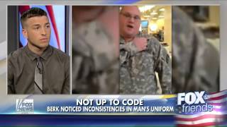 Hero veteran calls out fake soldier on video