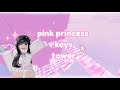 2 MINUTE OF Pink princess keys tower!!  (MY FIRST VIDEO!!)
