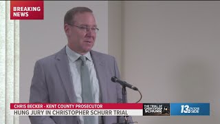 Prosecution speaks after mistrial in Schurr case