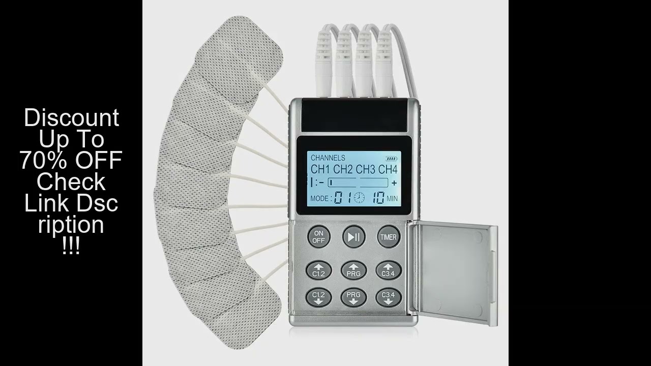 15 Modes EMS Electric Muscle Stimulator TENS Physiotherapy Pulse Full Body Massager Machine Pain Rel