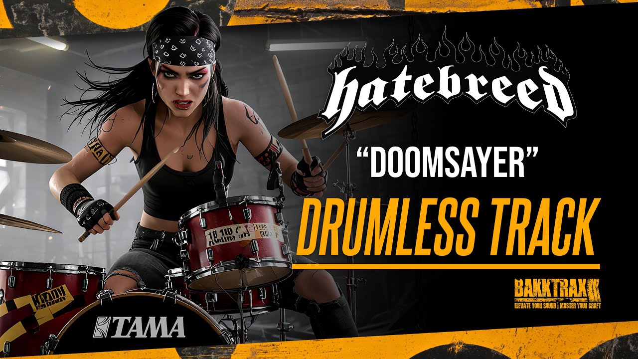 Hatebreed - Doomsayer (Drumless) NO DRUMS - High Quality