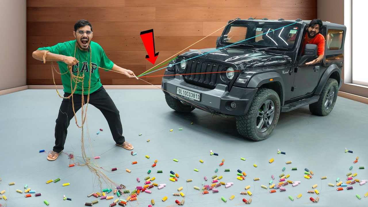 How Many Threads Can Pull a Car? कितने धागे मिलके एक गाड़ी को खींच पाएंगे?