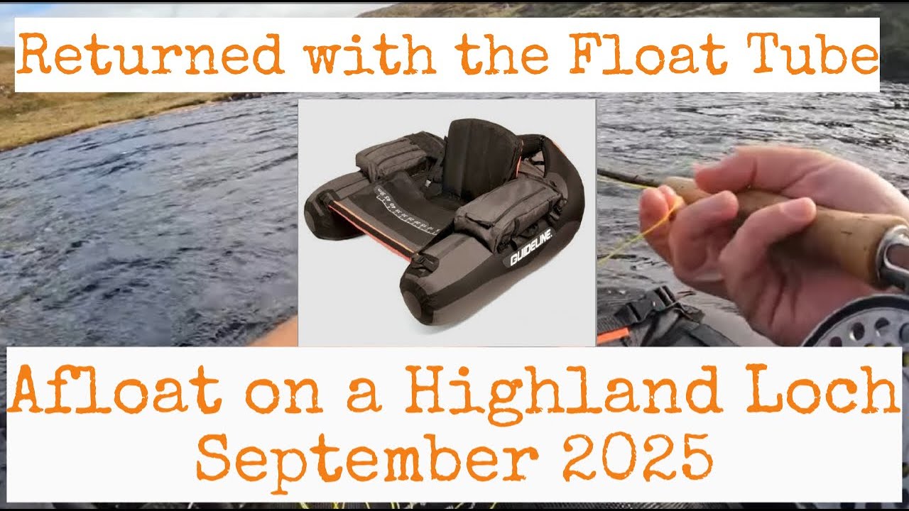 Returned with the tube. Float Tubing a highland loch in early Autumn ...