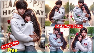 Hug Day Ai Photo Editing | Happy Hug Day Name Video Editing - Bing Image Creator Propose Day
