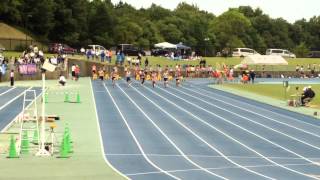 20150607 第3回中学記録会 男子100m2組目