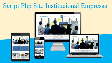 Script Php - Site Institucional Empresas Comercio Design Admin