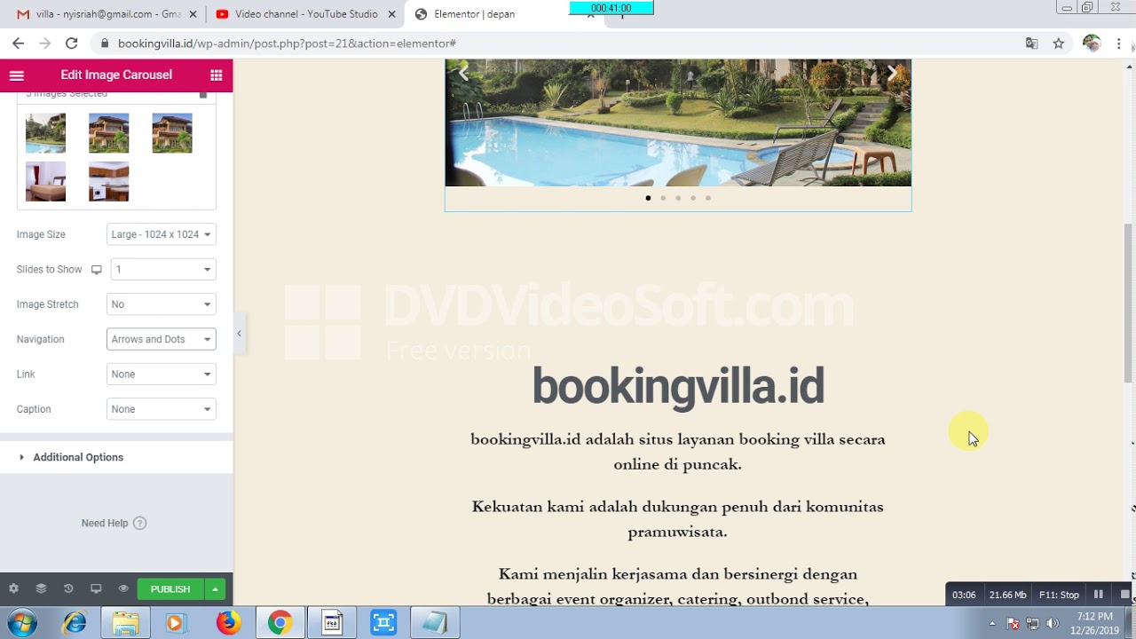 membuat landing page 